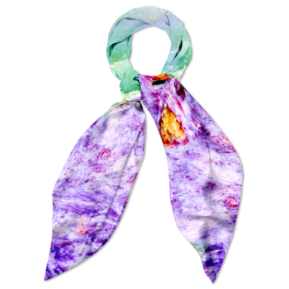 Charoite Gold Scarf