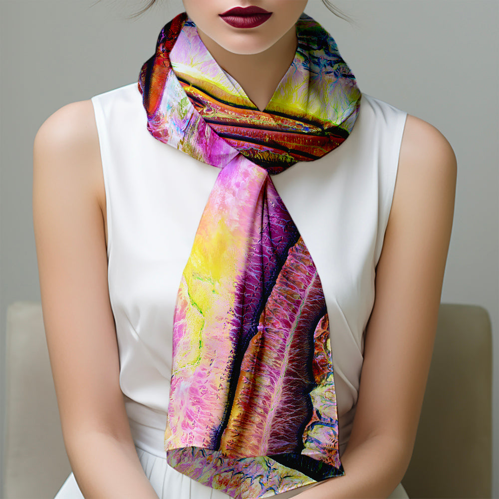 The Atlas Mountains From Space Scarf (Made To Order)