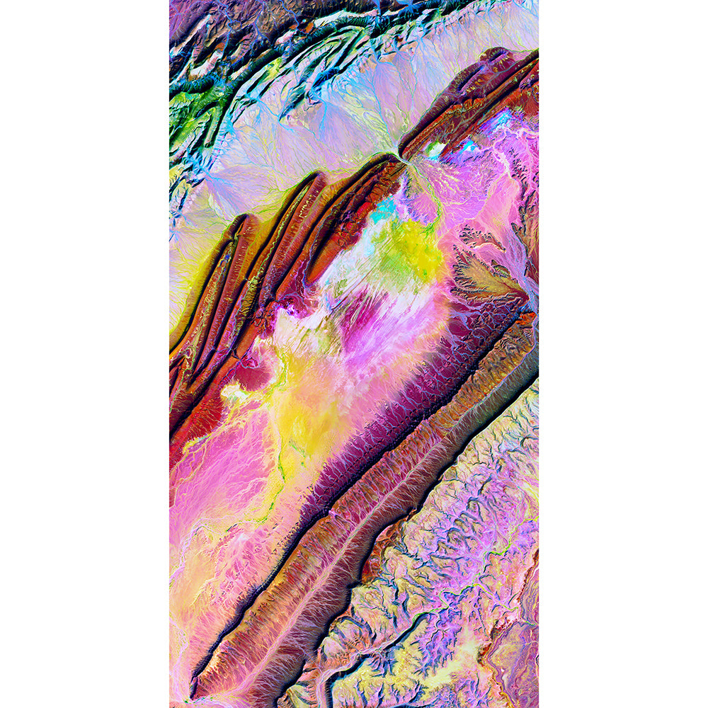 The Atlas Mountains From Space Scarf (Made To Order)