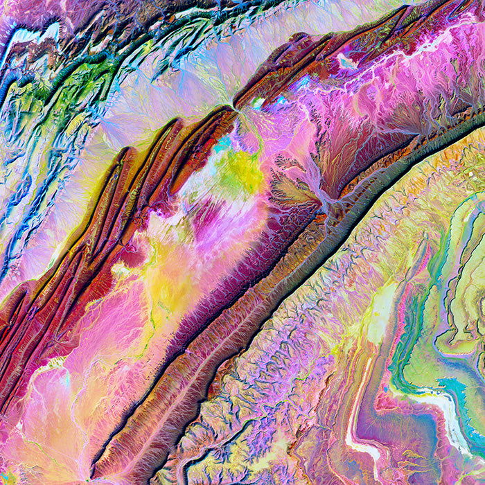 Morocco From Space Scarf - Weston