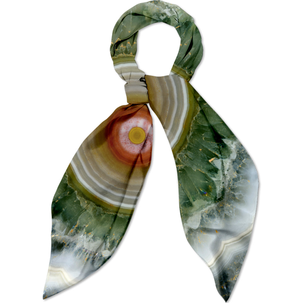 Ocean Jasper Mandala Scarf