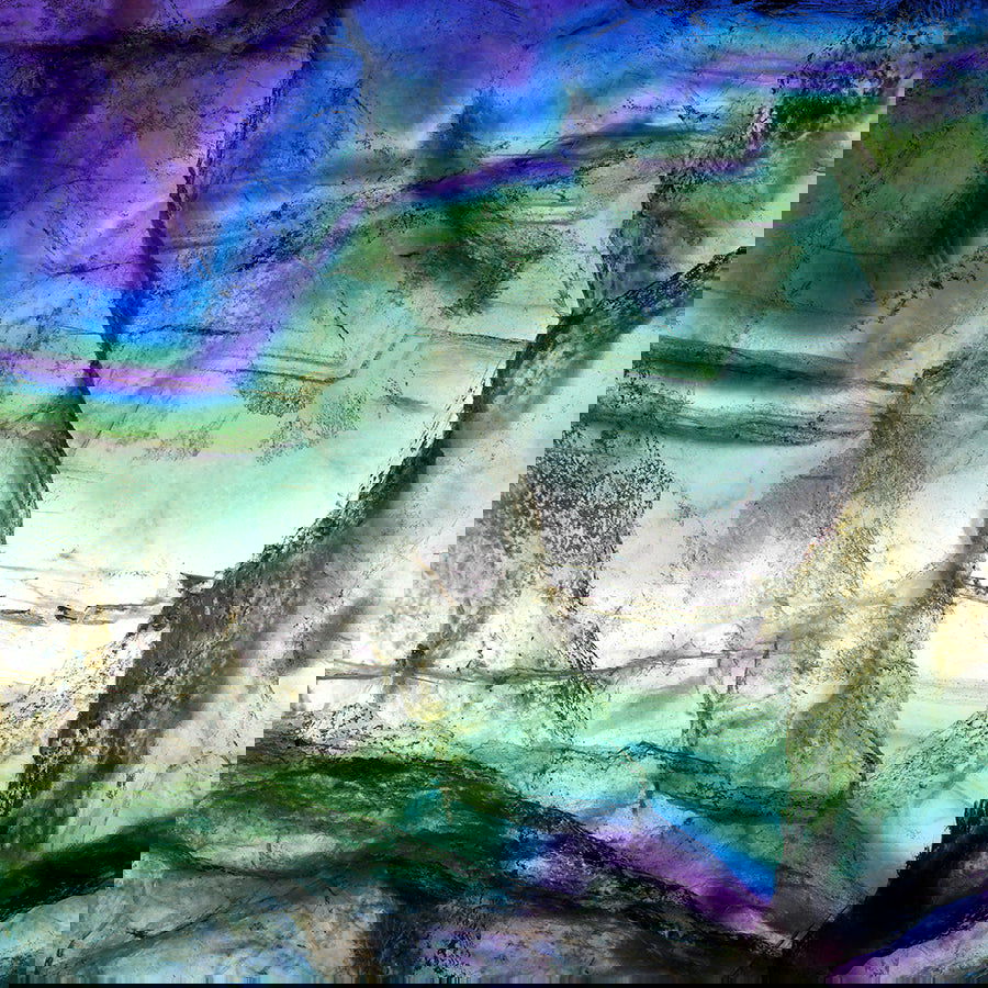 The Truly Fluorite Scarf (Made To Order) - Weston