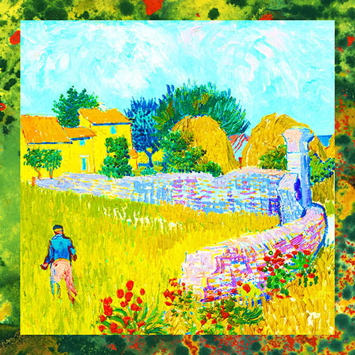 Van Gogh Farmhouse Scarf