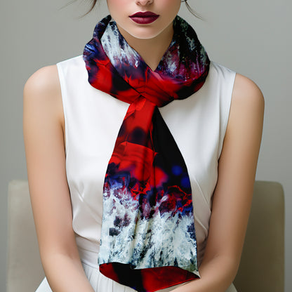 The Silver & Red Scarf