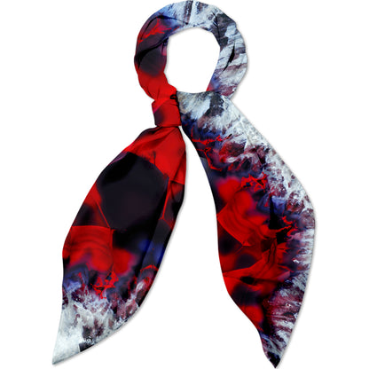 The Silver & Red Scarf