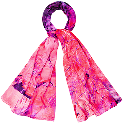 Heavenly Calcite Oblong Scarf