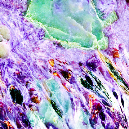 Charoite Gold Scarf