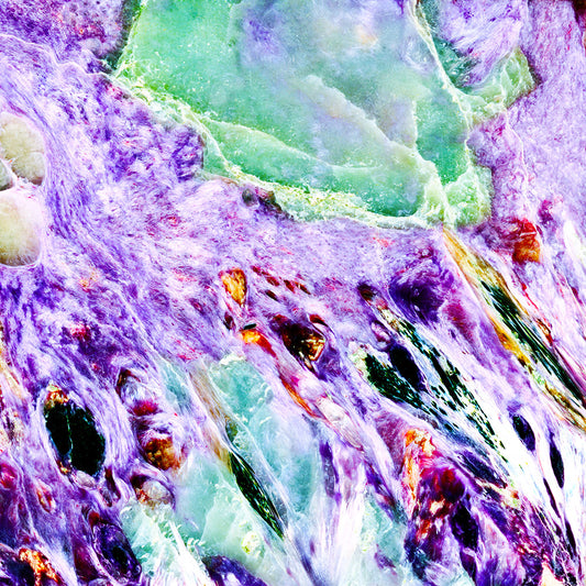Charoite Gold Scarf