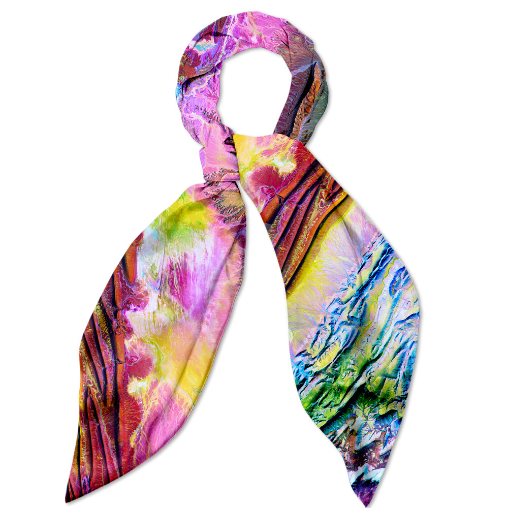 The Atlas Mountains From Space Scarf (Made To Order)