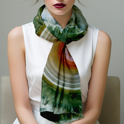 Ocean Jasper Mandala Scarf