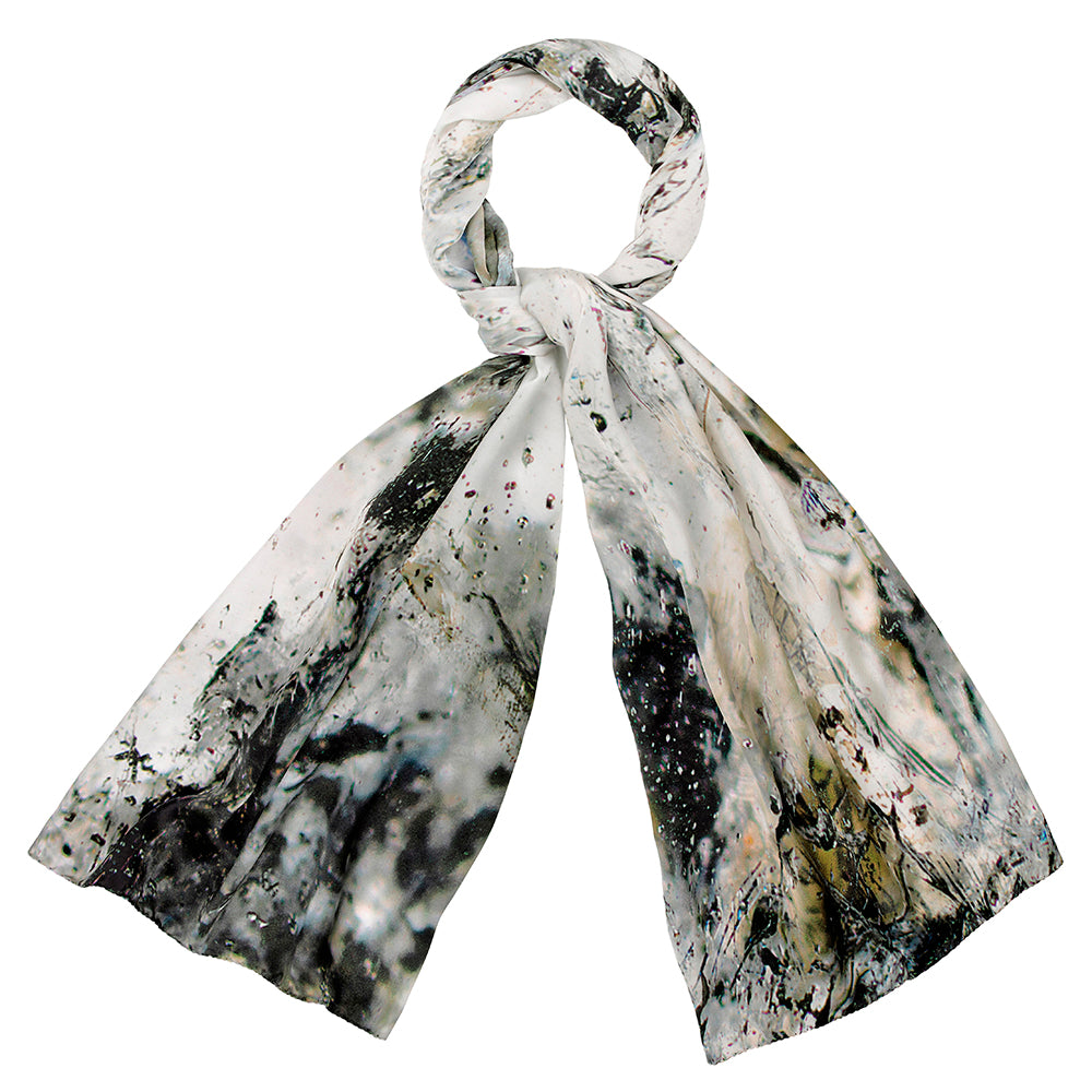 Snowy Quartz Scarf (Made To Order)